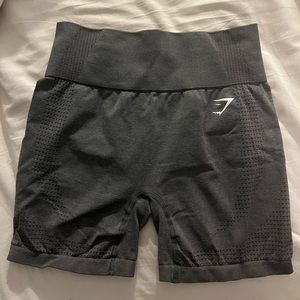 Gym Shark biker shorts size medium color gray